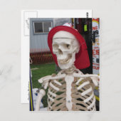 Skelet weergeven briefkaart (Voorkant / Achterkant)