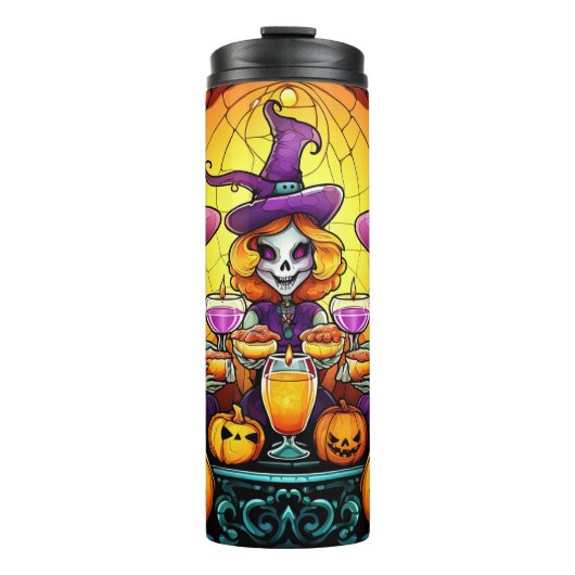 Skelet Witch's Brew Thermosbeker (Voorkant)