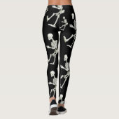 skelet witte zwarte leggings haar (Achterkant)