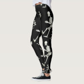 skelet witte zwarte leggings haar (Links)