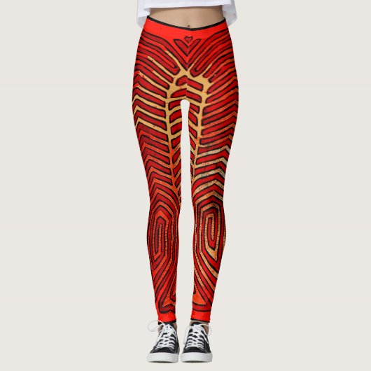 Skelet Workout Leggings (Voorkant)