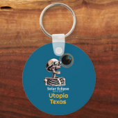 Skelet Zonsverduistering Utopia Texas Sleutelhanger (Voorkant)
