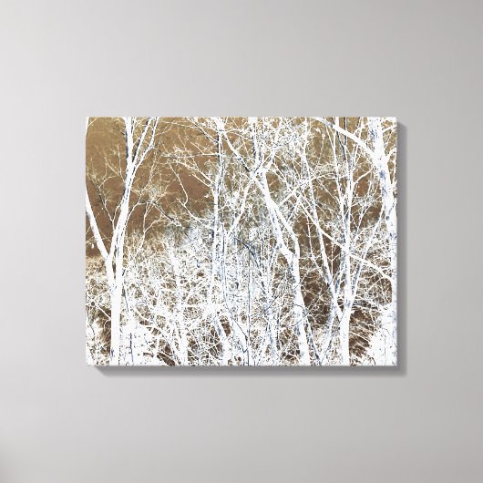 Skeletaal bos canvas afdruk (Voorkant)