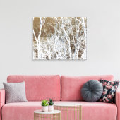 Skeletaal bos canvas afdruk (Insitu (Woonkamer))