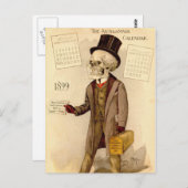 Skeletachtige Arts Briefkaart (Voorkant / Achterkant)