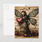 Skeletal kerst fee briefkaart (Voorkant / Achterkant)