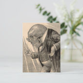 Skeletal Penny Saver Briefkaart (Staand voorkant)