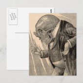 Skeletal Penny Saver Briefkaart (Voorkant / Achterkant)