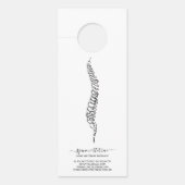 Skeletal Spine Doctor Chiropractor Deurhanger (Voorkant)