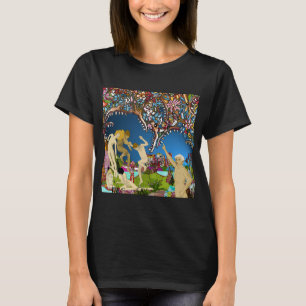 Skeletale verlichting t-shirt