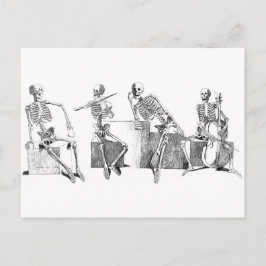 Skeletband Briefkaart