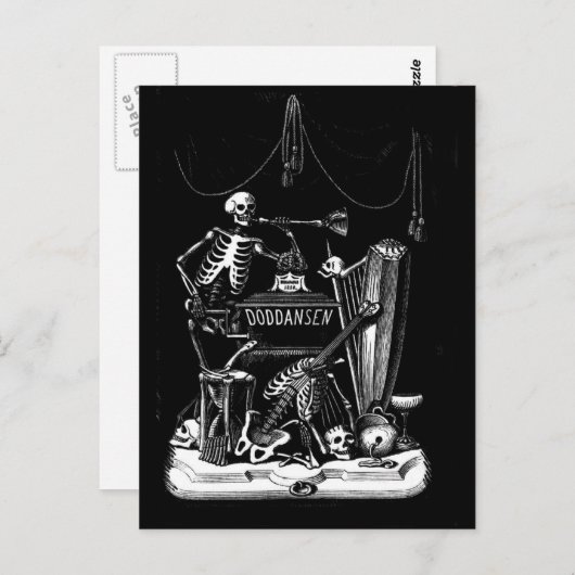 skeletband  briefkaart (Voorkant / Achterkant)