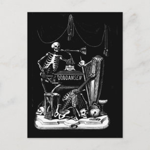 skeletband  briefkaart