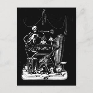 skeletband briefkaart