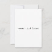 Skeletband-uitnodiging Kaart (Achterkant)