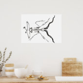 Skeletbaphomet Poster (Keuken)