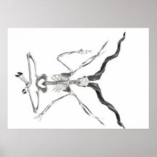 Skeletbaphomet Poster
