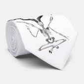 Skeletbaphomet Stropdas (Opgerold)