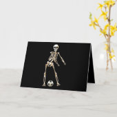 Skeletbedekking Halloween Flossing Cosplay Kaart (Gele Bloem)