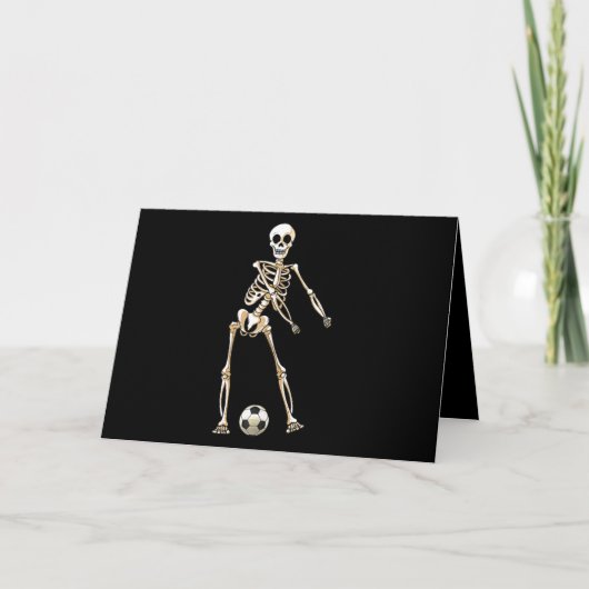 Skeletbedekking Halloween Flossing Cosplay Kaart (Voorkant)