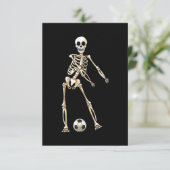 Skeletbedekking Halloween Flossing Cosplay Kaart (Staand voorkant)