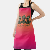 Skeletbemanning All-Over Print Schort (Insitu)