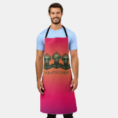 Skeletbemanning All-Over Print Schort (Gedragen)