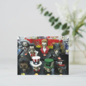 Skeletbemanning Briefkaart (Staand voorkant)