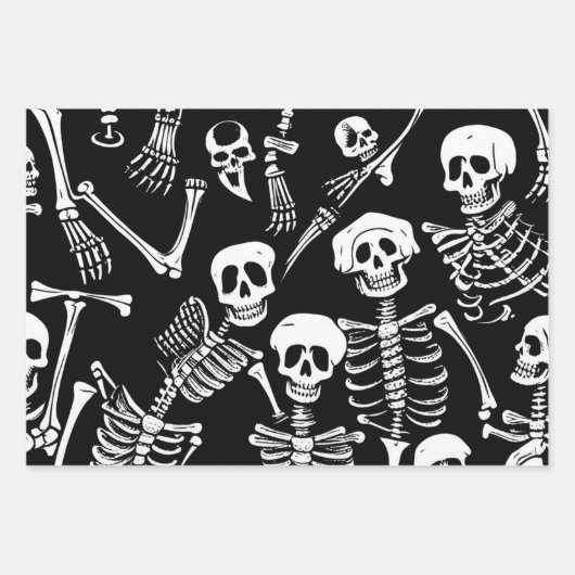 Skeletbemanning Inpakpapier Vel (Voorkant 2)