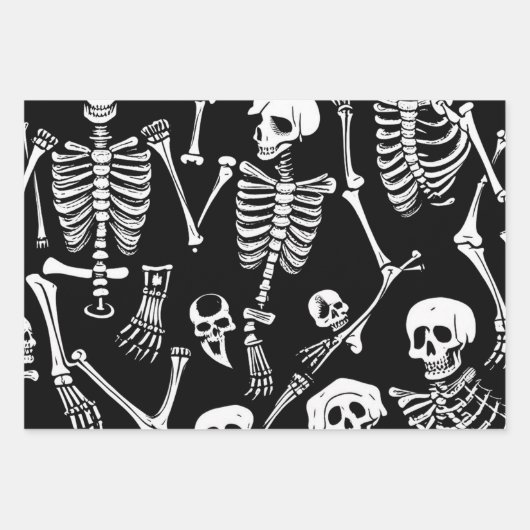 Skeletbemanning Inpakpapier Vel (Voorkant)