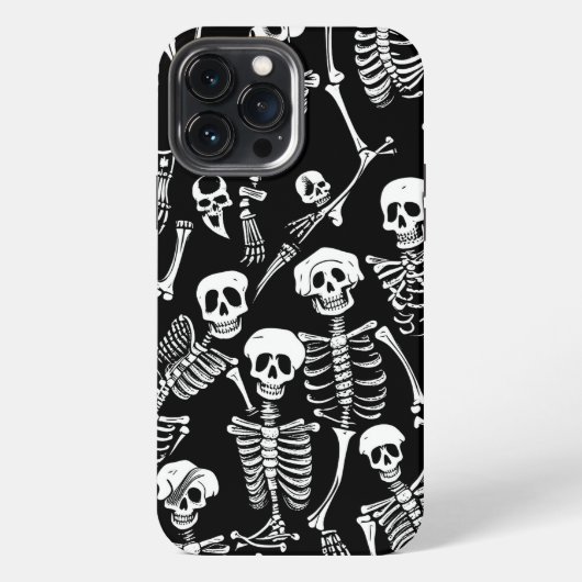 Skeletbemanning iPhone Hoesje (Achterkant)