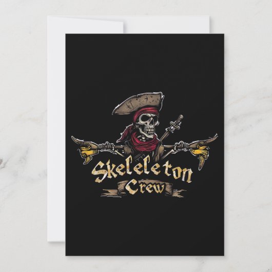 Skeletbemanning Kaart (Voorkant)