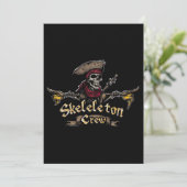 Skeletbemanning Kaart (Staand voorkant)