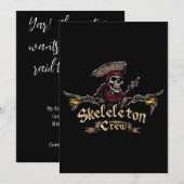 Skeletbemanning Kaart (Voorkant / Achterkant)