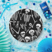 Skeletbemanning Papieren Bordje (Feest)