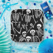 Skeletbemanning Papieren Bordje (Feest)