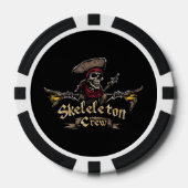 Skeletbemanning Poker Chips (Voorkant)