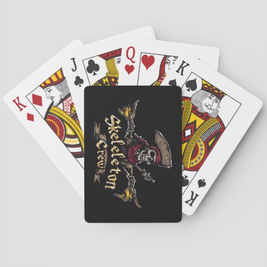 Skeletbemanning Pokerkaarten (Achterkant)