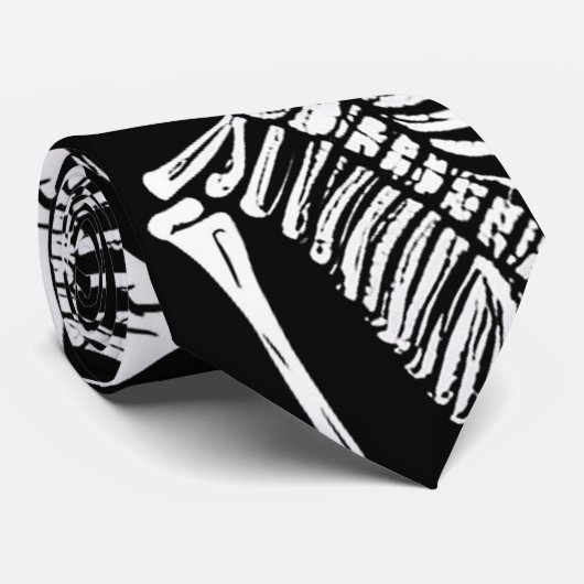 Skeletbemanning Stropdas (Opgerold)