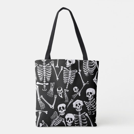 Skeletbemanning Tote Bag (Achterkant)
