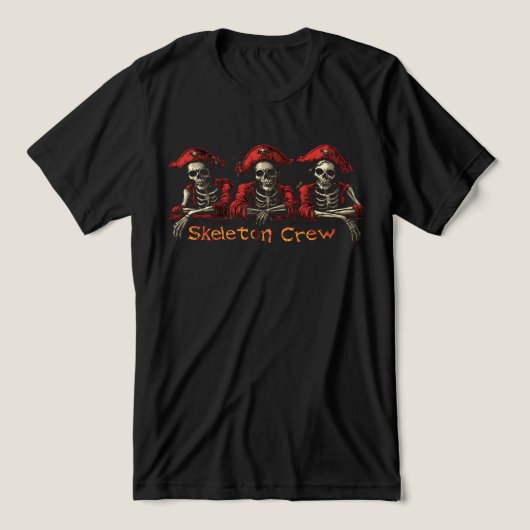 Skeletbemanning Tri-Blend Shirt (Design voorkant)