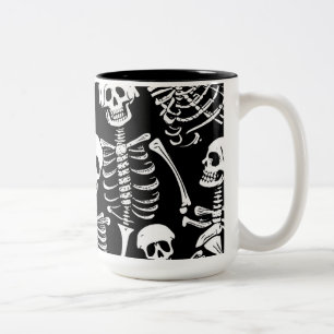 Skeletbemanning Tweekleurige Koffiemok