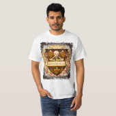 Skeletbemanningsschild t-shirt (Voorkant volledig)