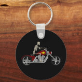 Skeletbiker / Bike Rider: 3D-model: Sleutelhanger (Voorkant)