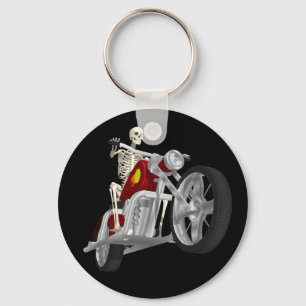 Skeletbiker / Bike Rider: 3D-model: Sleutelhanger
