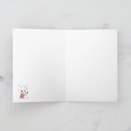 Skeletblaasjes in de wind kaart (Binnen)