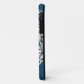 Skeletblauw anker Case-Mate iPhone case (Achterkant/links)