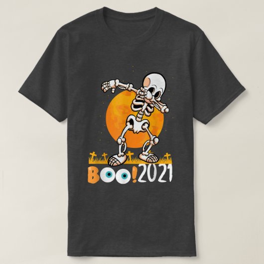 Skeletboe 2021 Halloween T-shirt (Design voorkant)