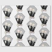 Skeletbomen Cadeaupapier (Vlak)