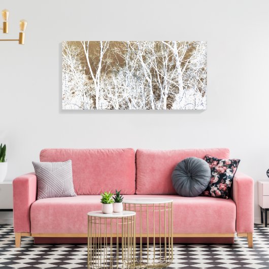 Skeletbos Canvas Afdruk (Insitu (Woonkamer))